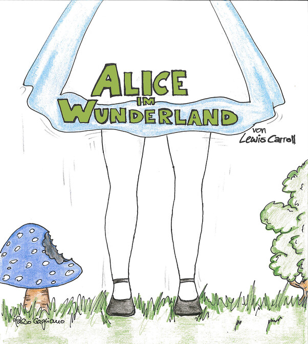 Alice im Wunderland - Grafik: Fabio Gagliano